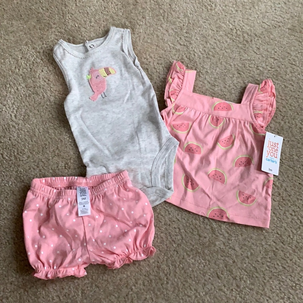 Carter’s baby girl summer clothes